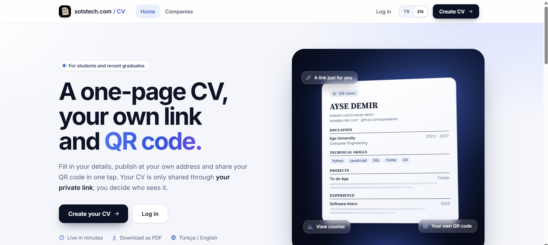 CV Builder screenshot 1